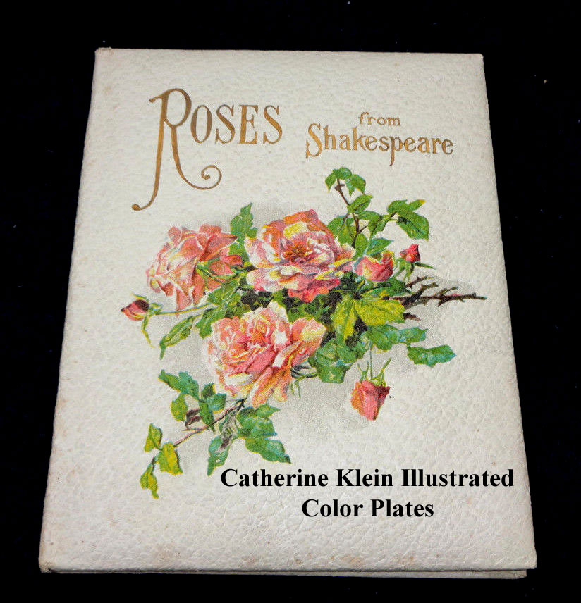 Roses from Shakespeare antique book 1