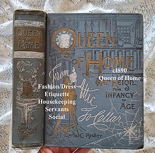 queen of home antique book c1890