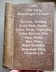c1871 Young Housekeepers Friend book
