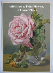 Naftel Flowers and how to paint them antique book