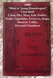 hints to young housekeepers antique book