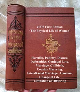 Napheys physical life of woman antique book