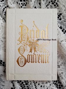 The Bridal Souvenir antique book
