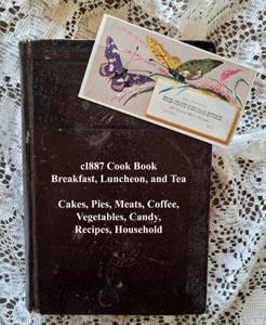 breakfast luncheon and tea antique book