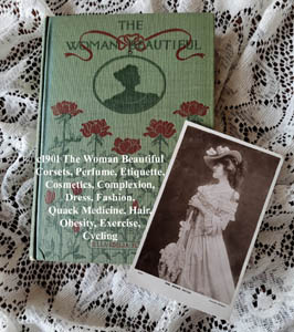 c1901 The Woman Beautiful Fletcher Antique Book