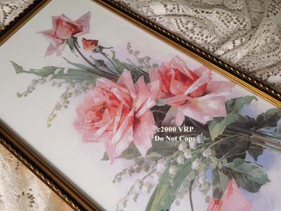 Catherine Klein roses lily of the valley vintage print