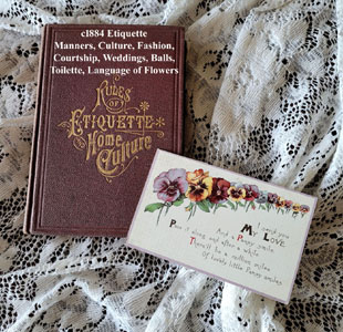 c1884 Rules of Etiquette The Gilded Age