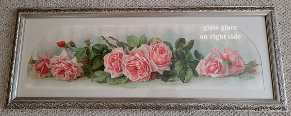 Paul de Longpre antique La France Roses Yardlong Print